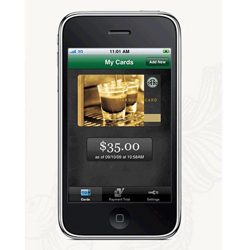 星巴克發(fā)布iOS和黑莓的應(yīng)用程序